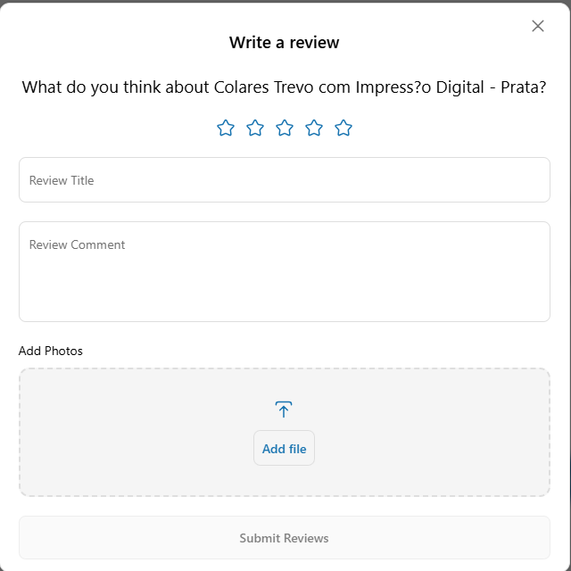 Write a review screenshot