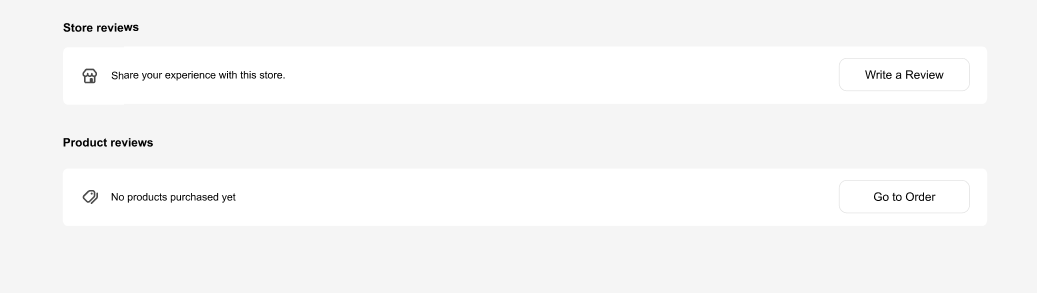 My Reviews Page Empty